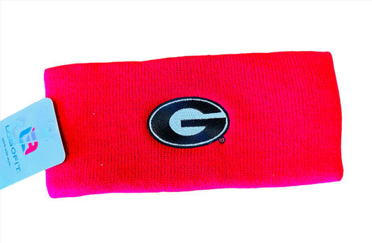 UGA Red Knit Ear Warmer