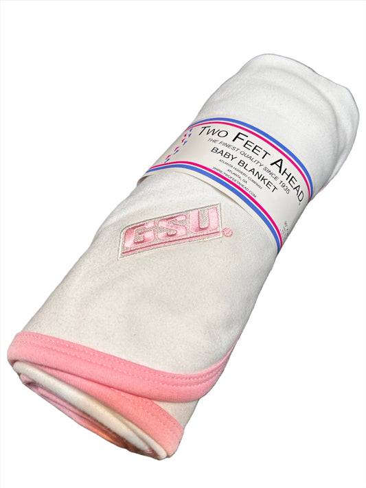 GSU Pink Infant Receiving Blanket