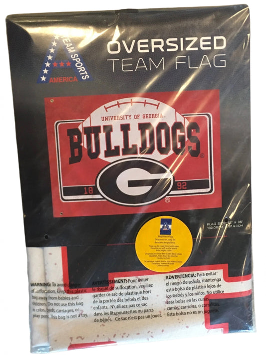 UGA Oversized Flag Banner NCAA  52x36 Large