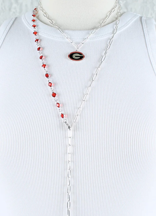 UGA Paperclip Super G Necklace