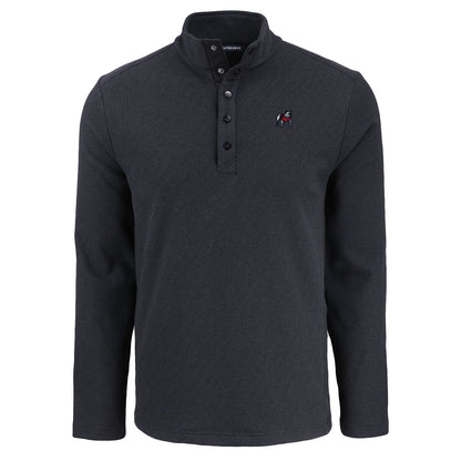 UGA Cutter & Buck Snap Pullover Fleece 25'
