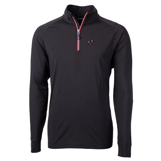 UGA Cutter & Buck Men's Quarter Zip Pullover 25'