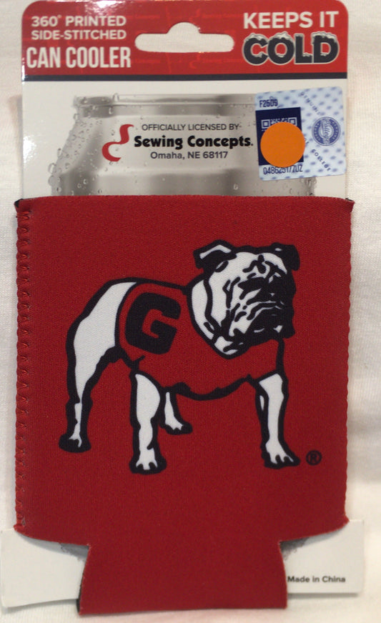 UGA Standing Dog Can Coozie
