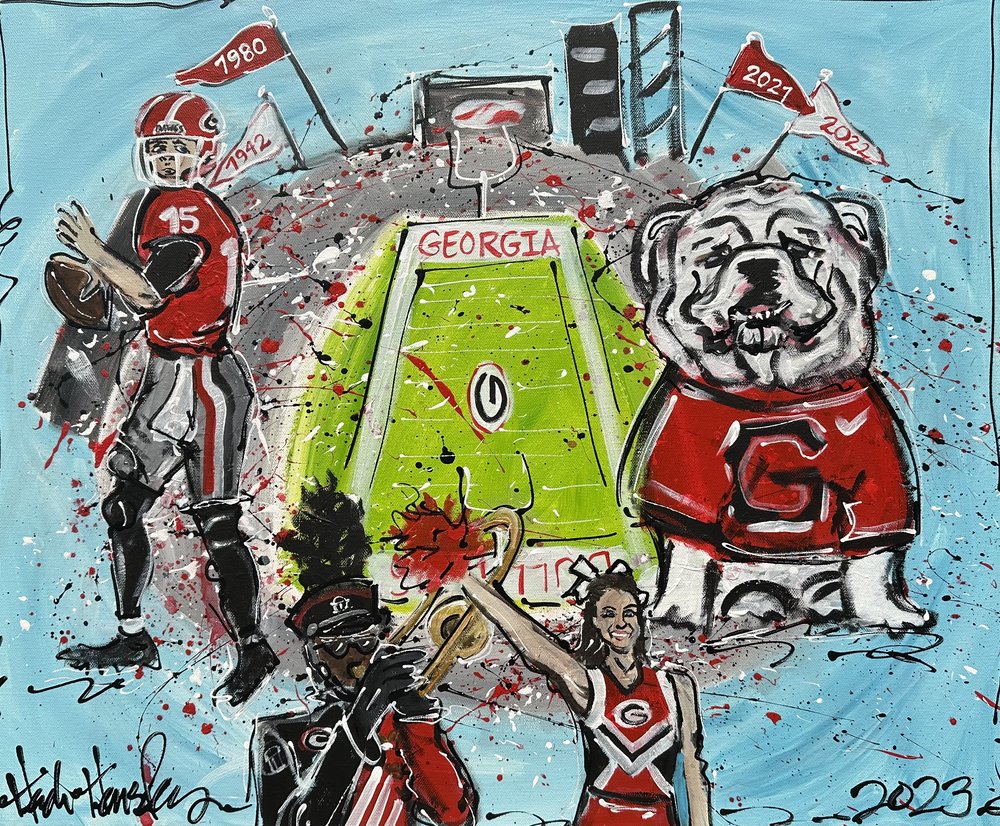 UGA Ornament by Heidi Hensley