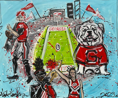 UGA Ornament by Heidi Hensley