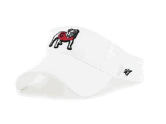 UGA '47 Brand Clean Up Visor with Standing Dog