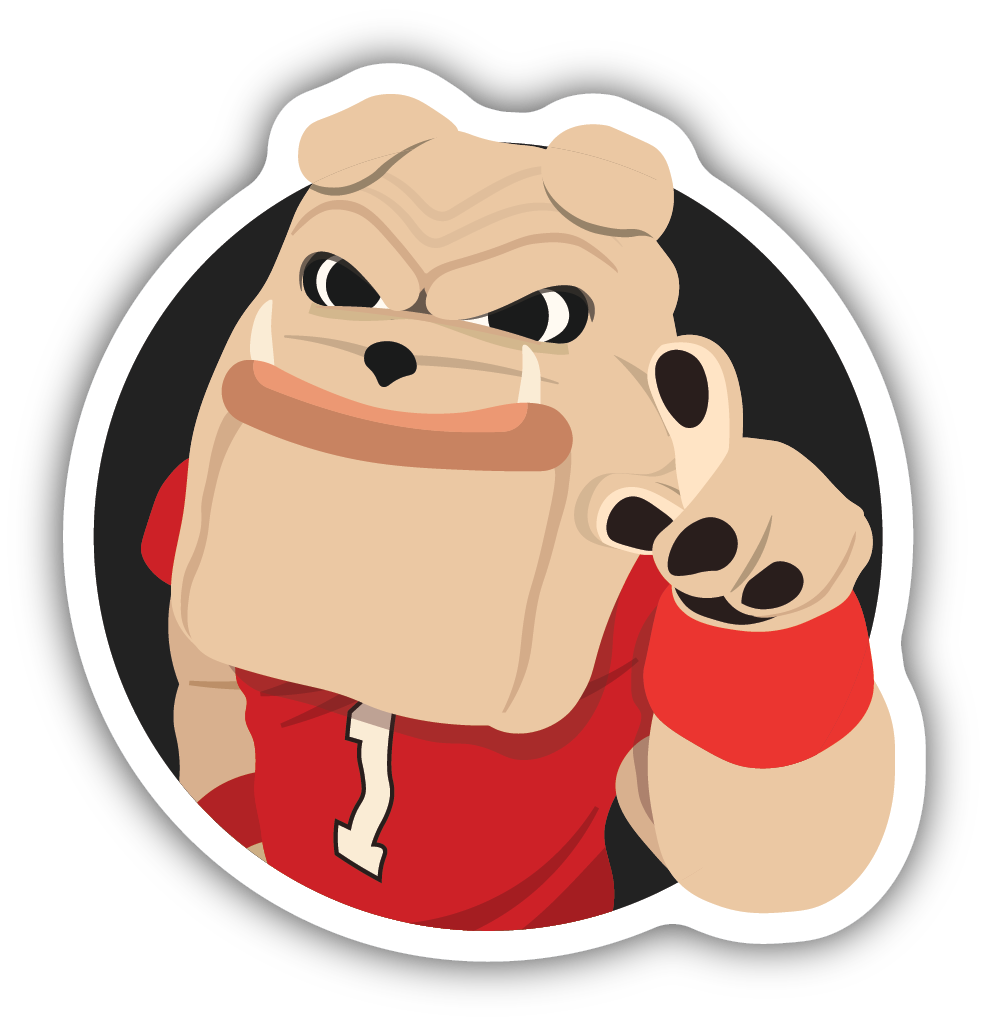 UGA Stickers Northwest