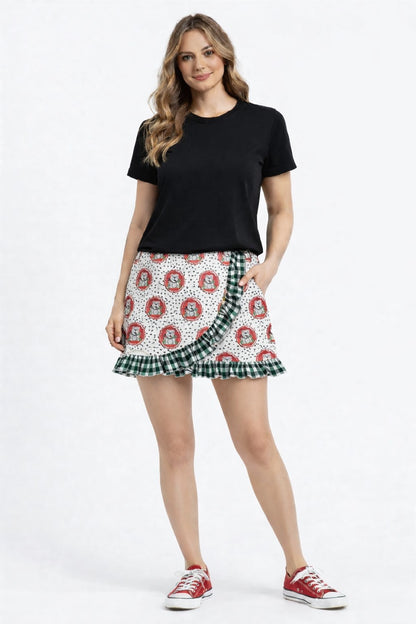 UGA Circle Print Skort