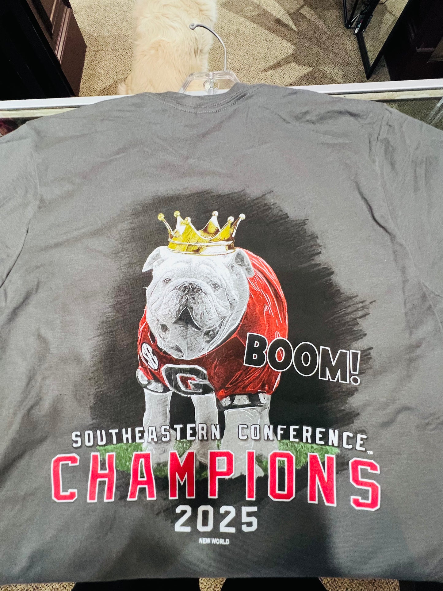 UGA 2025 SEC Championship Mascot T-Shirt