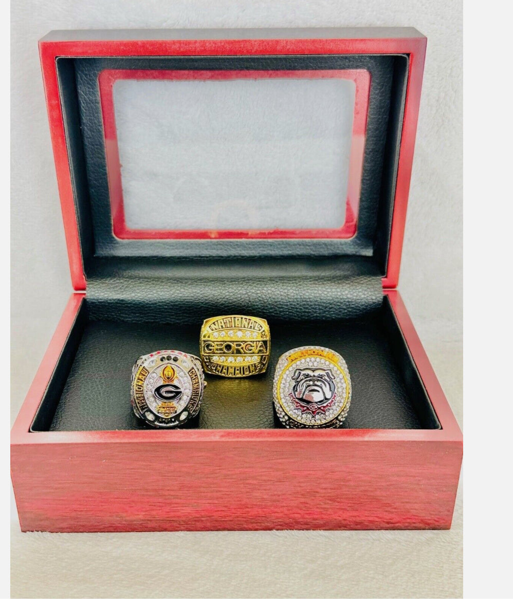 UGA 3 of Championship Ring Set
