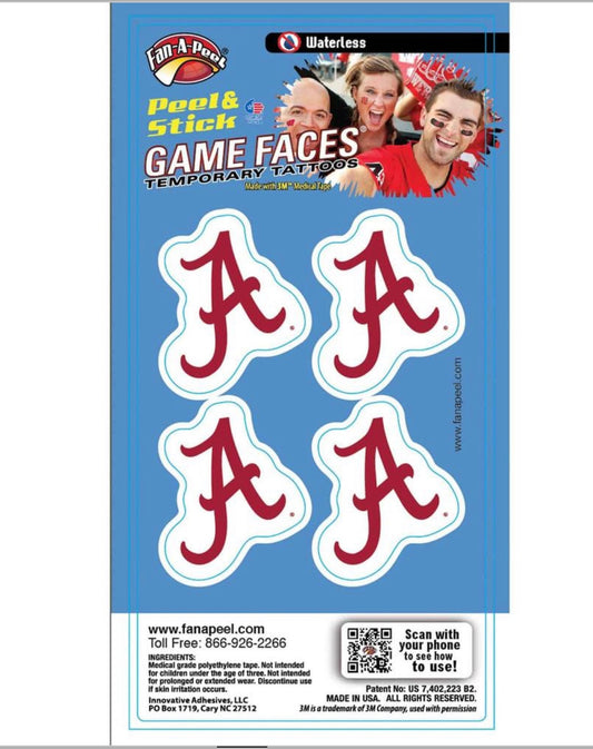 ALA Waterless Face Tattoos