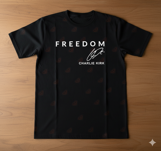 UGA Go Dawgs + Charlie Kirk Freedom Shirt