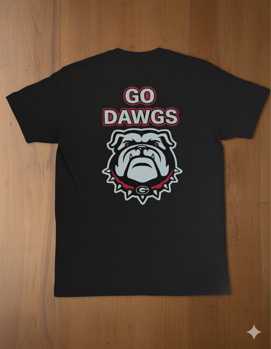 UGA Go Dawgs + Charlie Kirk Freedom Shirt