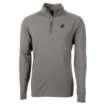 UGA Cutter & Buck Men's Quarter Zip Pullover 25'