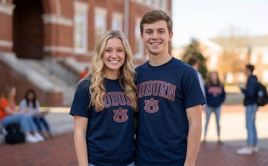 AUB Arch & AU T-Shirt Navy Unisex