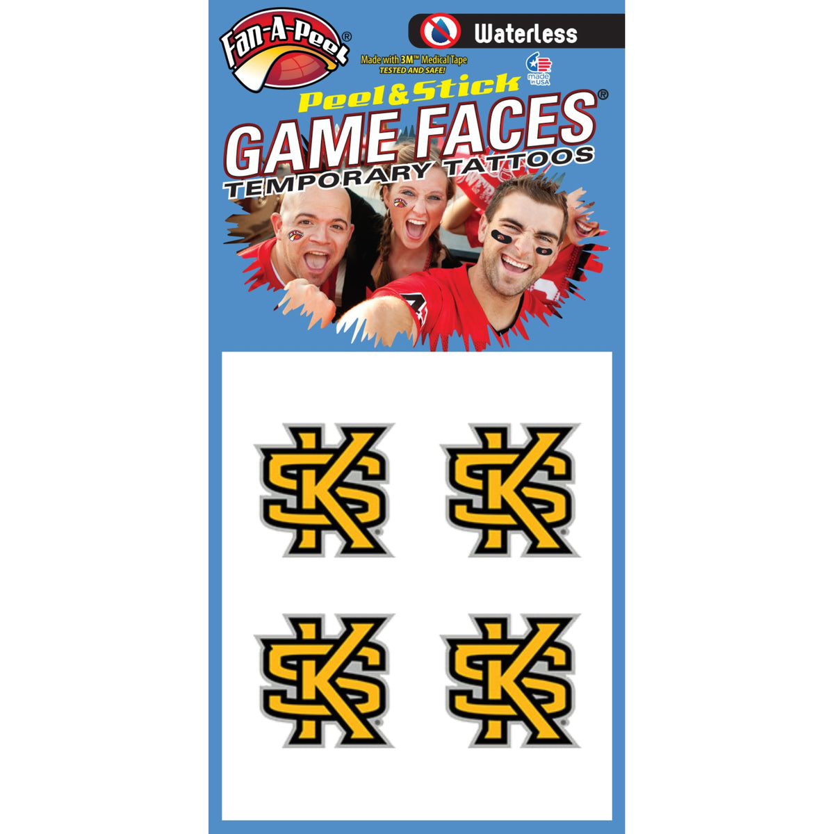 KSU Face Tattoo
