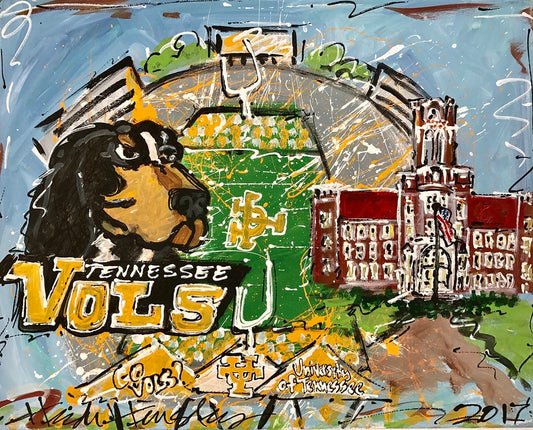 UTN Vols Ornament Heidi Hensley Art