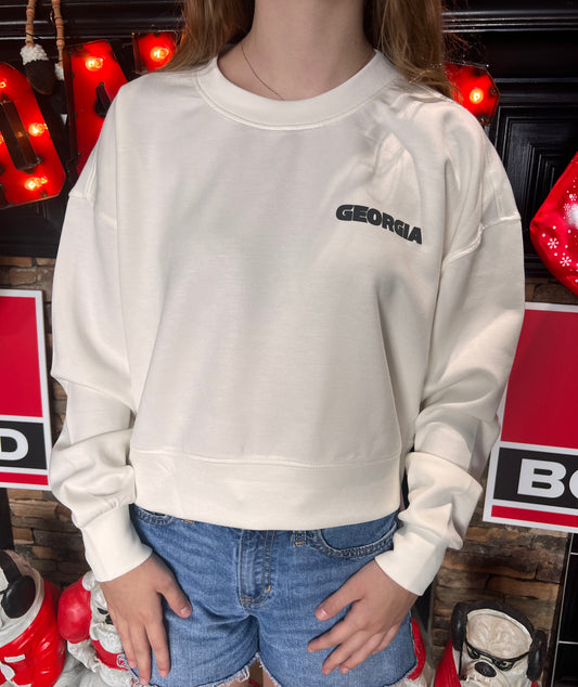 UGA Sand Wash Crop Long Sleeve