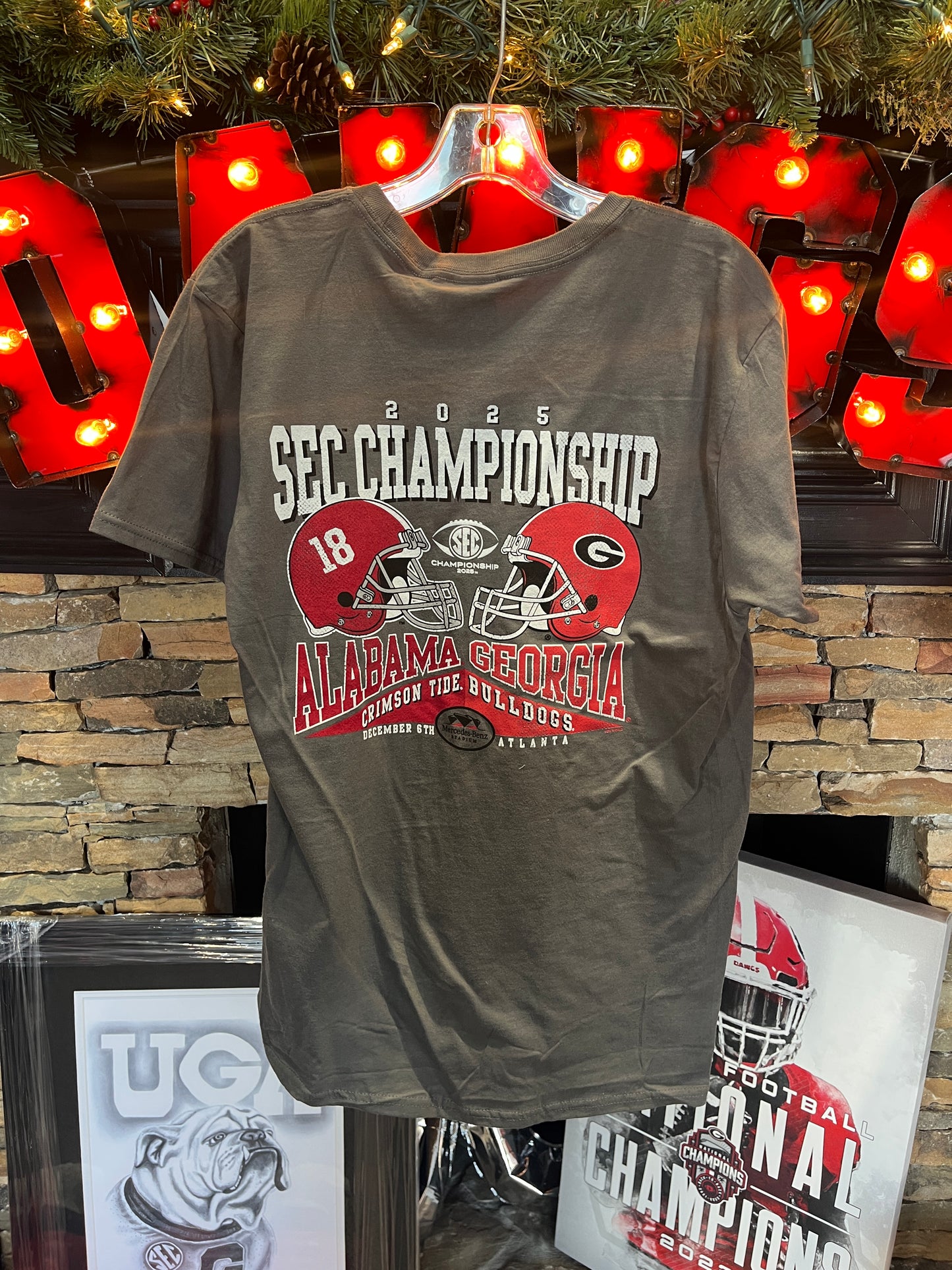 UGA 2025 SEC Championship Gameday T-Shirt