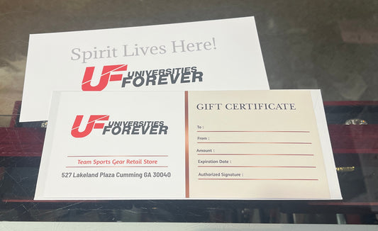 Universities Forever Gift Certificate