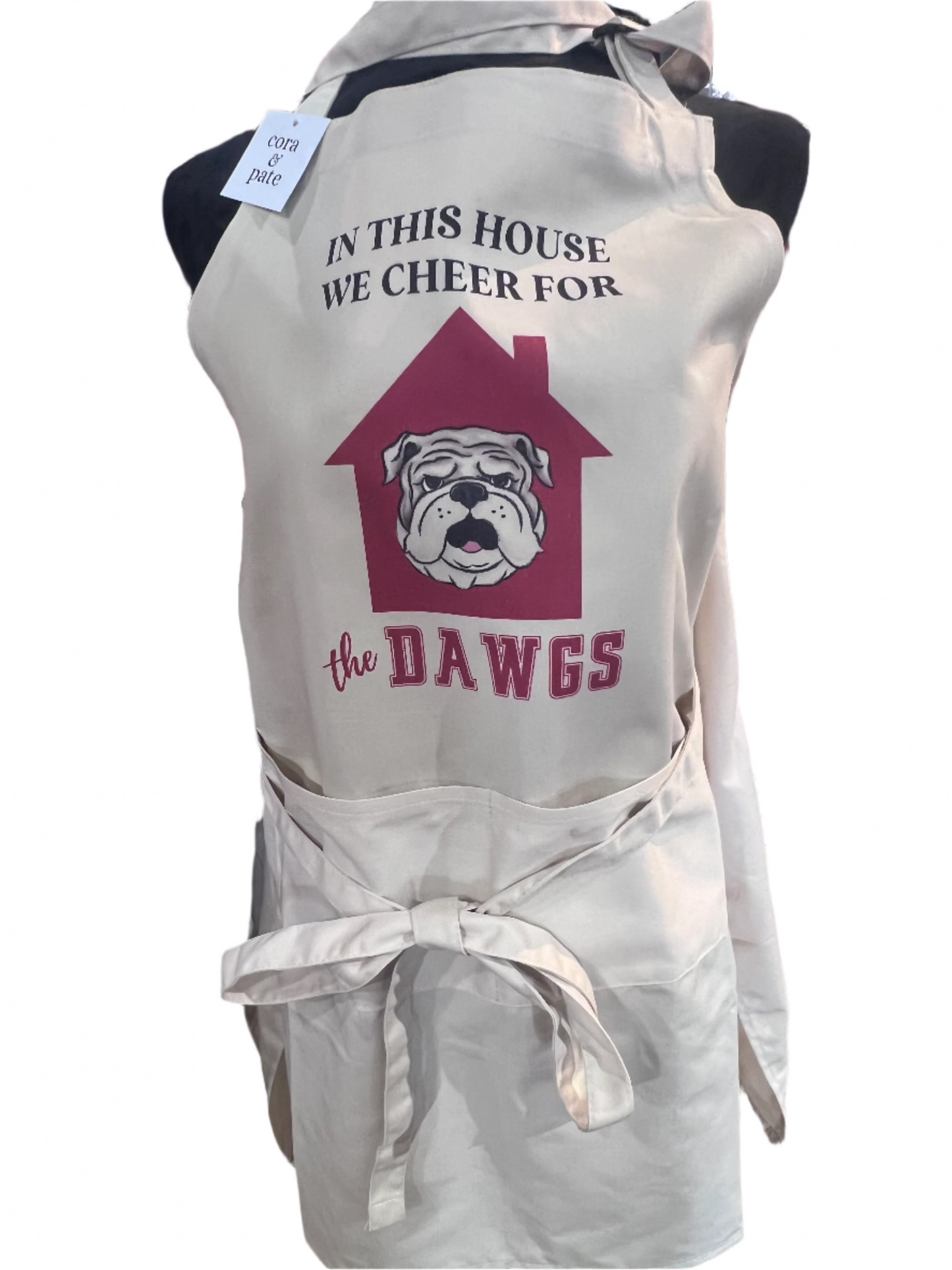 UGA "We Cheer for the Dawgs" Apron
