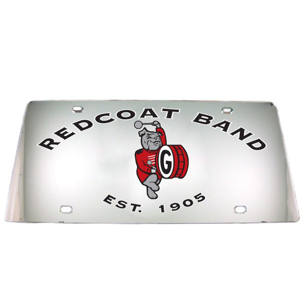 UGA Redcoat Band Mirror License Plate