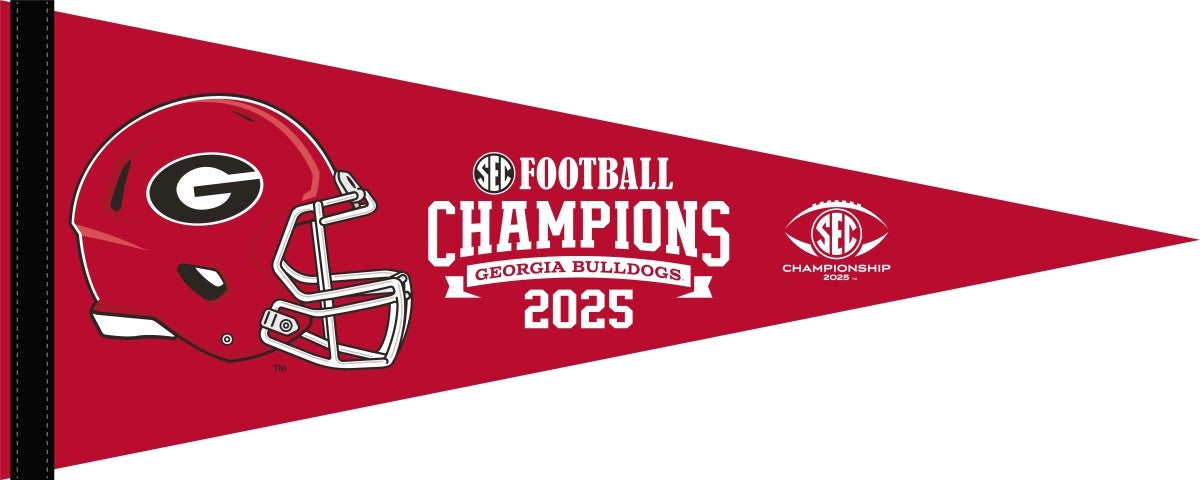UGA 2025 SEC Champs Pennant