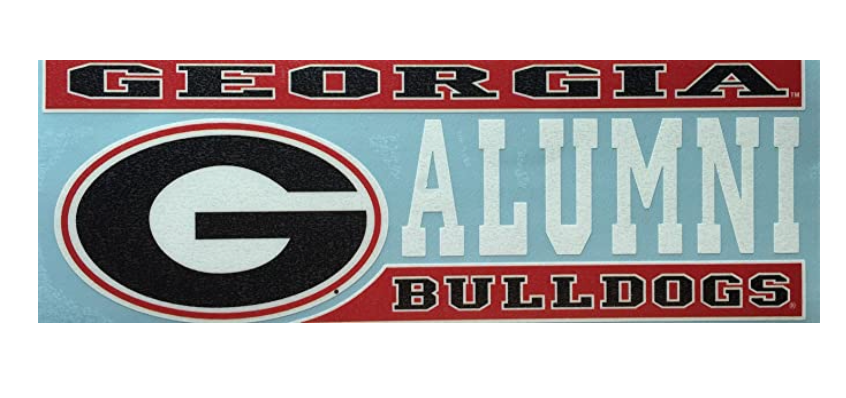 UGA Decal Rectangle Family 6 Alumni