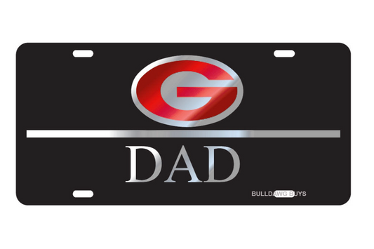 UGA License Plate Dad & Mom