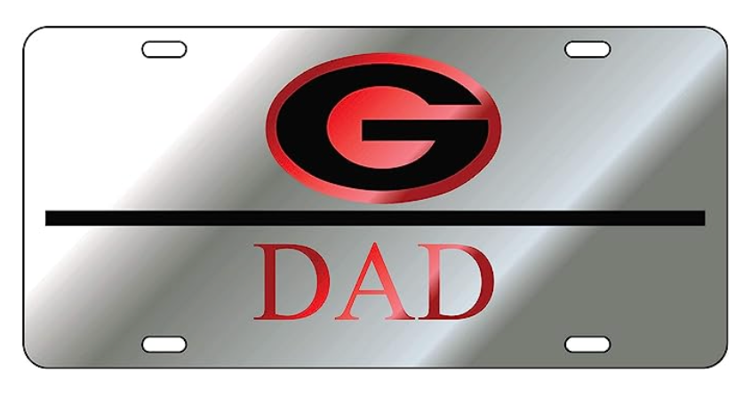 UGA License Plate Dad & Mom
