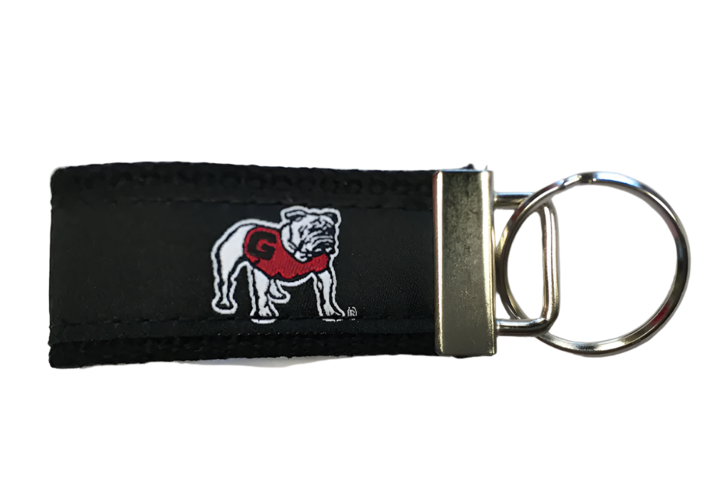 UGA Keychain Ribbon