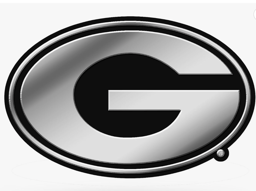 UGA Auto Metal Emblem