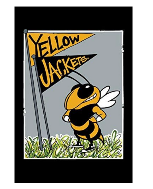 GTU Garden Flag Yellow Jacket