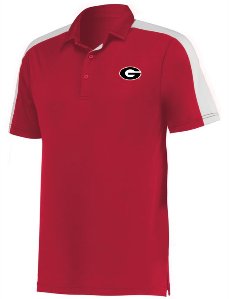Black uga polo top