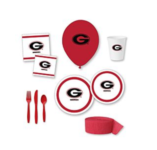 UGA Party supplies Cocktail Plates