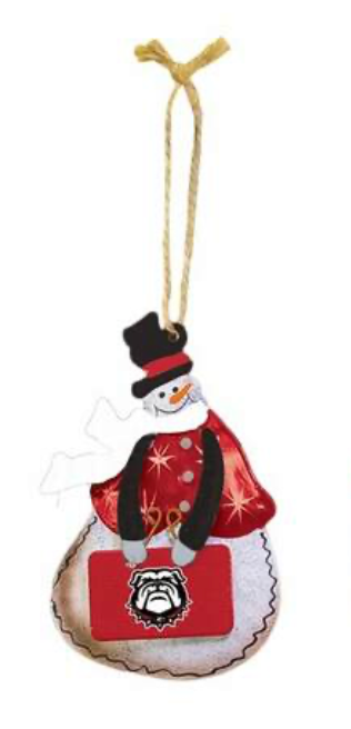 UGA Metal Ornament