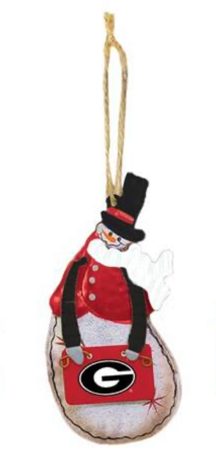 UGA Metal Ornament