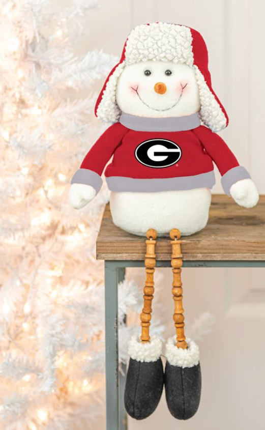 UGA Snowman Bead Leg