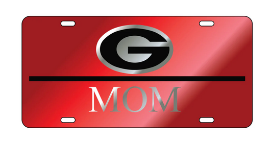 UGA "MOM" License Plate