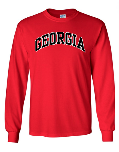 UGA Arch Long Sleeve T Shirt