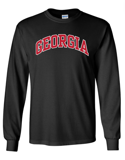 UGA Arch Long Sleeve T Shirt