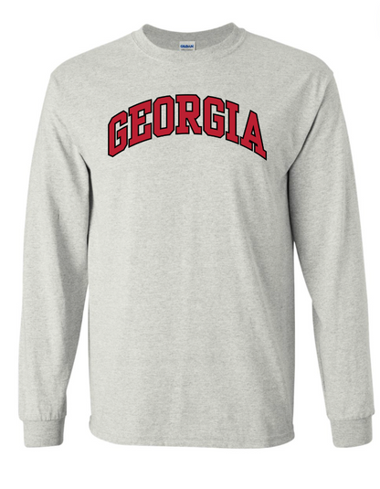 UGA Arch Long Sleeve T Shirt