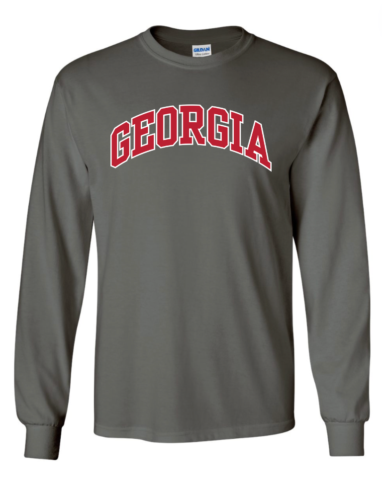 UGA Arch Long Sleeve T Shirt