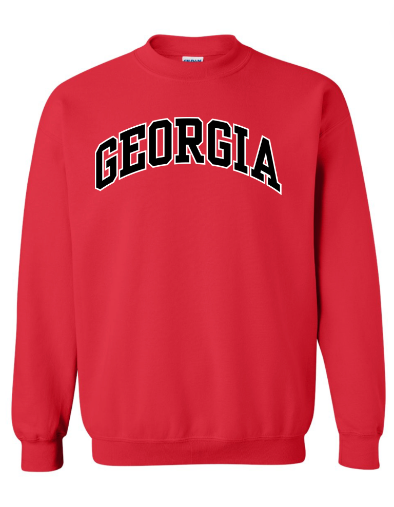 UGA Arch Crewneck Sweatshirt Unisex
