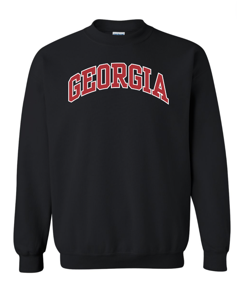 UGA Arch Crewneck Sweatshirt Unisex