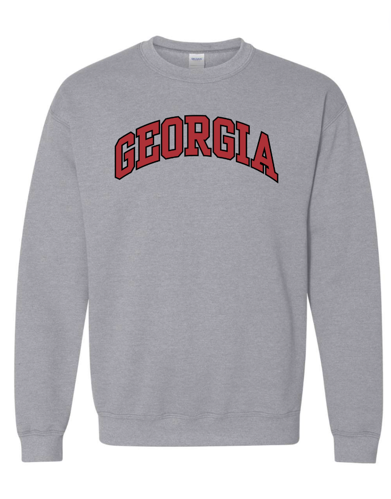 UGA Arch Crewneck Sweatshirt Unisex