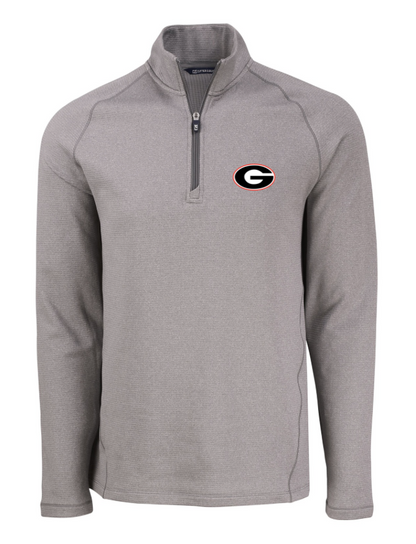 UGA Men's Cutter & Buck Half Zip Pullover