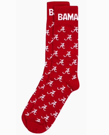 Crimson Alabama Tide Dress Socks Crimson Alabama Tide Dress Socks
