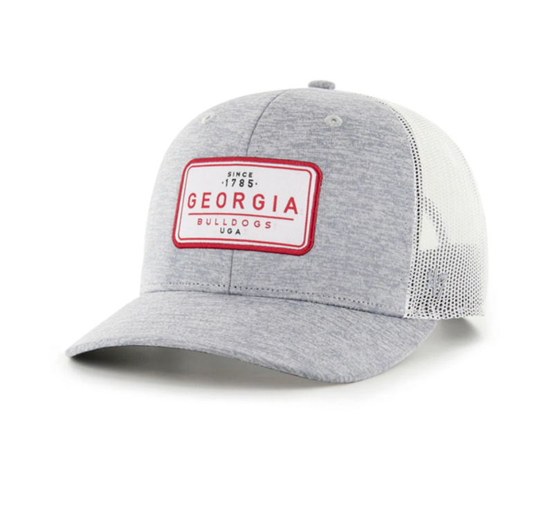 UGA '47 Brand Gray Harrington Trucker Hat