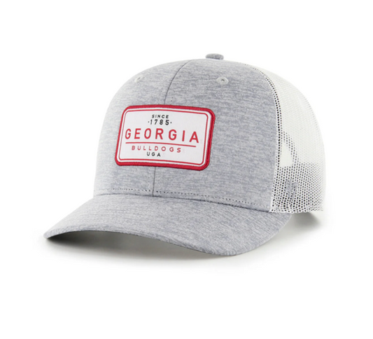 UGA '47 Brand Gray Harrington Trucker Hat